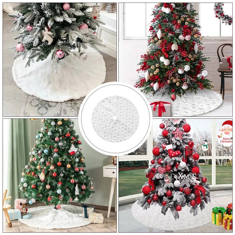 Christmas Tree Skirt Festival Decoration Apron Bottom outside Themed Mini Xmas Mat Decorative
Christmas Tree Skirt Festival Decoration Apron Bottom outside Themed Mini Xmas Mat Decorative