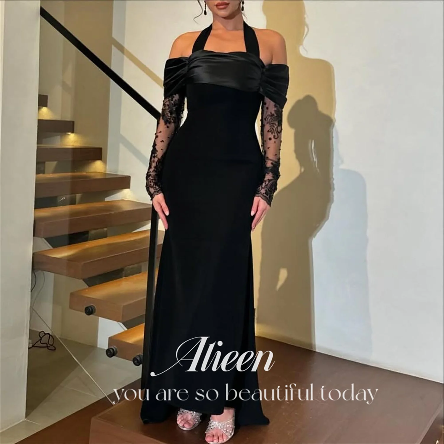 Aileen Mermaid Women Evening Dress Woman Off-shoulder Luxurious Women's Evening Dresses for Special Occasions Black Customized
Aileen Mermaid Women Evening Dress Woman Off-shoulder Luxurious Women's Evening Dresses for Special Occasions Black Customized