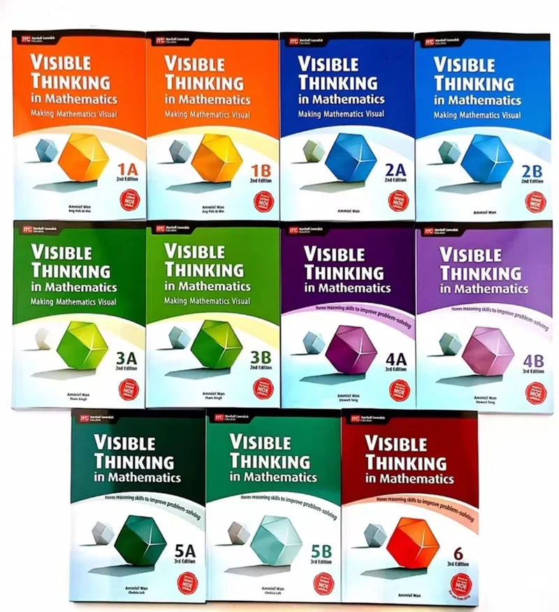 BOOKS OF11 Books/Set SAP Visible Thinking in Math Book Grade 1-6 Children Learn Math Books Singapore Primary School Mathematics
BOOKS OF11 Books/Set SAP Visible Thinking in Math Book Grade 1-6 Children Learn Math Books Singapore Primary School Mathematics