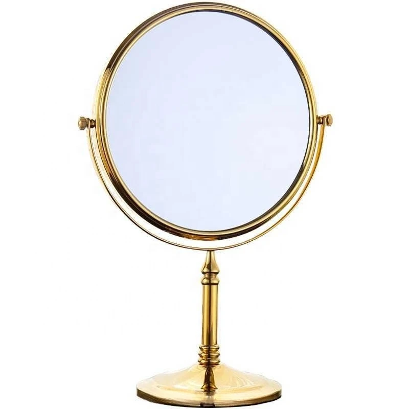All-copper desktop makeup mirror European mirror Double-sided makeup mirror Portable portable beauty zoom
All-copper desktop makeup mirror European mirror Double-sided makeup mirror Portable portable beauty zoom