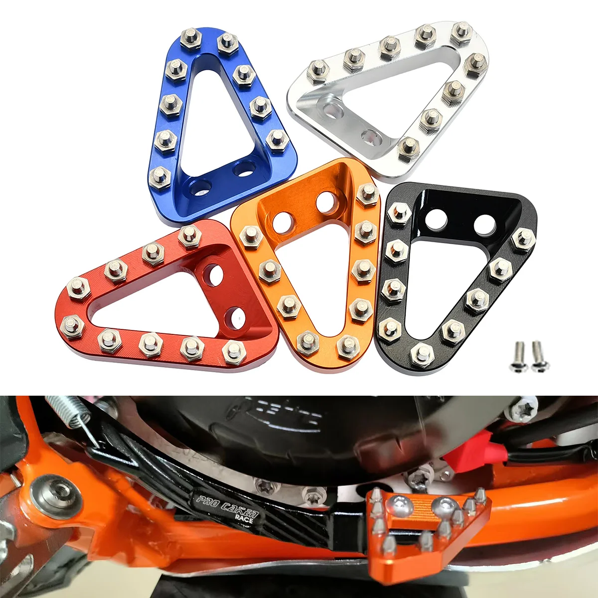 Motorcycle Accessories CNC Rear Brake Pedal Step Tip Plate For KTM XC XCF XCW SX SXF EXC EXCF TPi 6Day 250 300 350 2017-2023
Motorcycle Accessories CNC Rear Brake Pedal Step Tip Plate For KTM XC XCF XCW SX SXF EXC EXCF TPi 6Day 250 300 350 2017-2023