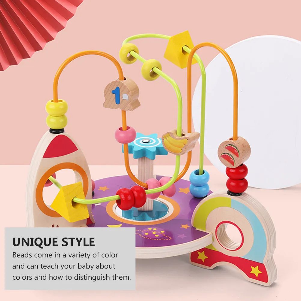 1Pcs Cartoon Fruits Pattern Wooden Round Bead Maze Educational Plaything Kids Hand Eye Coordination Creative Kindergarten
1Pcs Cartoon Fruits Pattern Wooden Round Bead Maze Educational Plaything Kids Hand Eye Coordination Creative Kindergarten