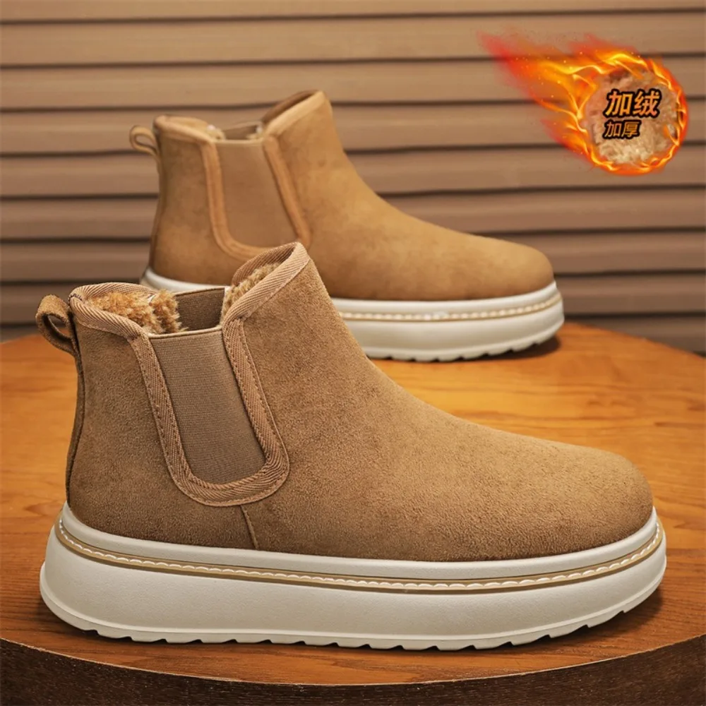 British Style High Top Casual Shoes Men Autumn New Platform Men's Suede Shoes Comfortable Slip-On Designer Shoes Men Ankle Boots
British Style High Top Casual Shoes Men Autumn New Platform Men's Suede Shoes Comfortable Slip-On Designer Shoes Men Ankle Boots