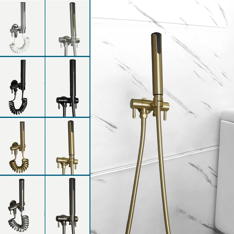 Chrome 3 Functions Handheld Toilet Bidet Faucet Brass Bidet Shower Hygienic Shower Wall Shower Woman Cleaner Cold Water Only
Chrome 3 Functions Handheld Toilet Bidet Faucet Brass Bidet Shower Hygienic Shower Wall Shower Woman Cleaner Cold Water Only