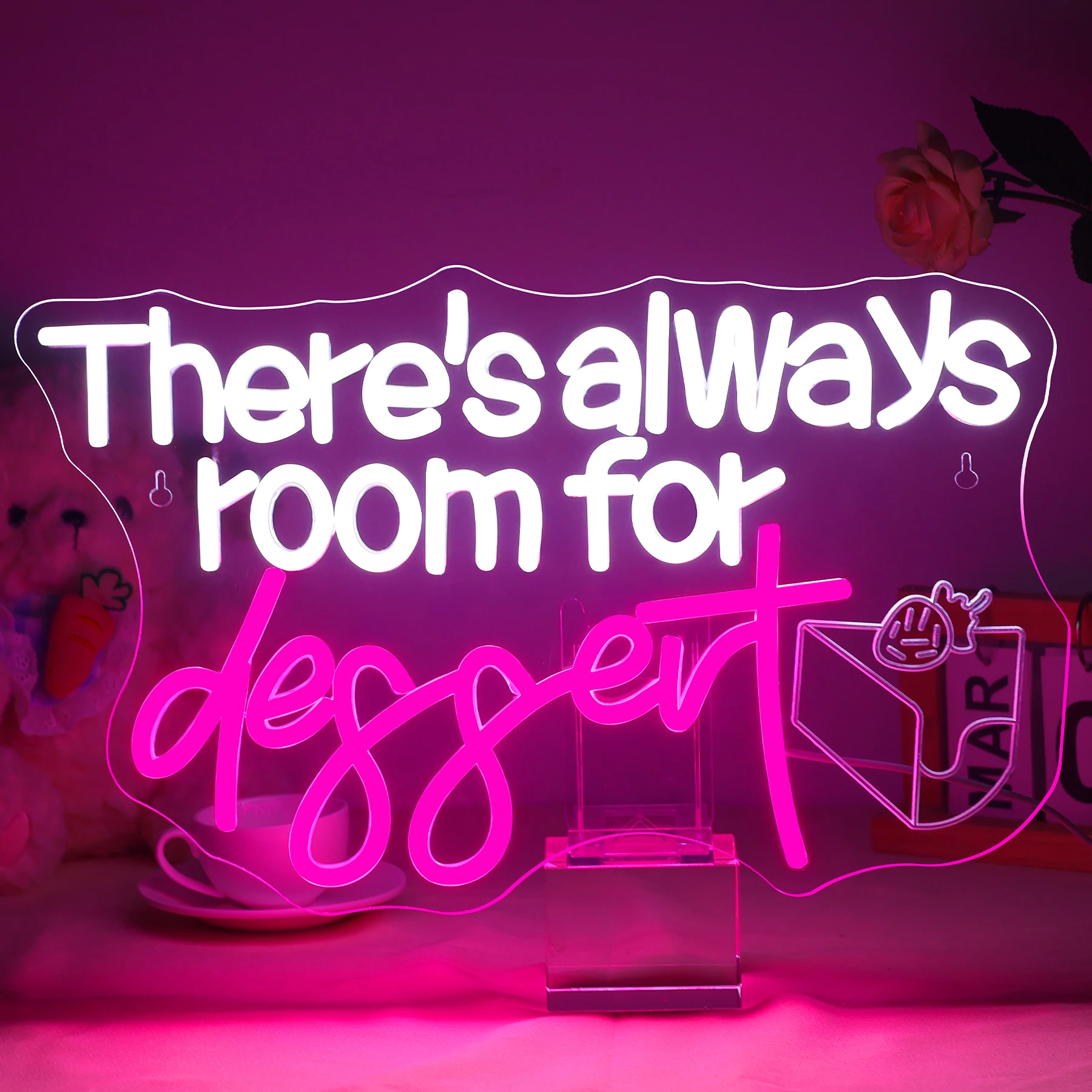 There's Always Room For Dessert Neon Signs Custom Baking Bread Shop Decor Led Light Cafe Dessert Decor Welcome Sign Open Light
There's Always Room For Dessert Neon Signs Custom Baking Bread Shop Decor Led Light Cafe Dessert Decor Welcome Sign Open Light