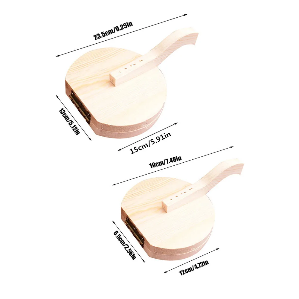Wooden Dumpling Skin Artifact Manual Dough Press Maker Mold Dumpling Skin Quick Press Device for Dumplings Bun DIY Pastry Tools
Wooden Dumpling Skin Artifact Manual Dough Press Maker Mold Dumpling Skin Quick Press Device for Dumplings Bun DIY Pastry Tools