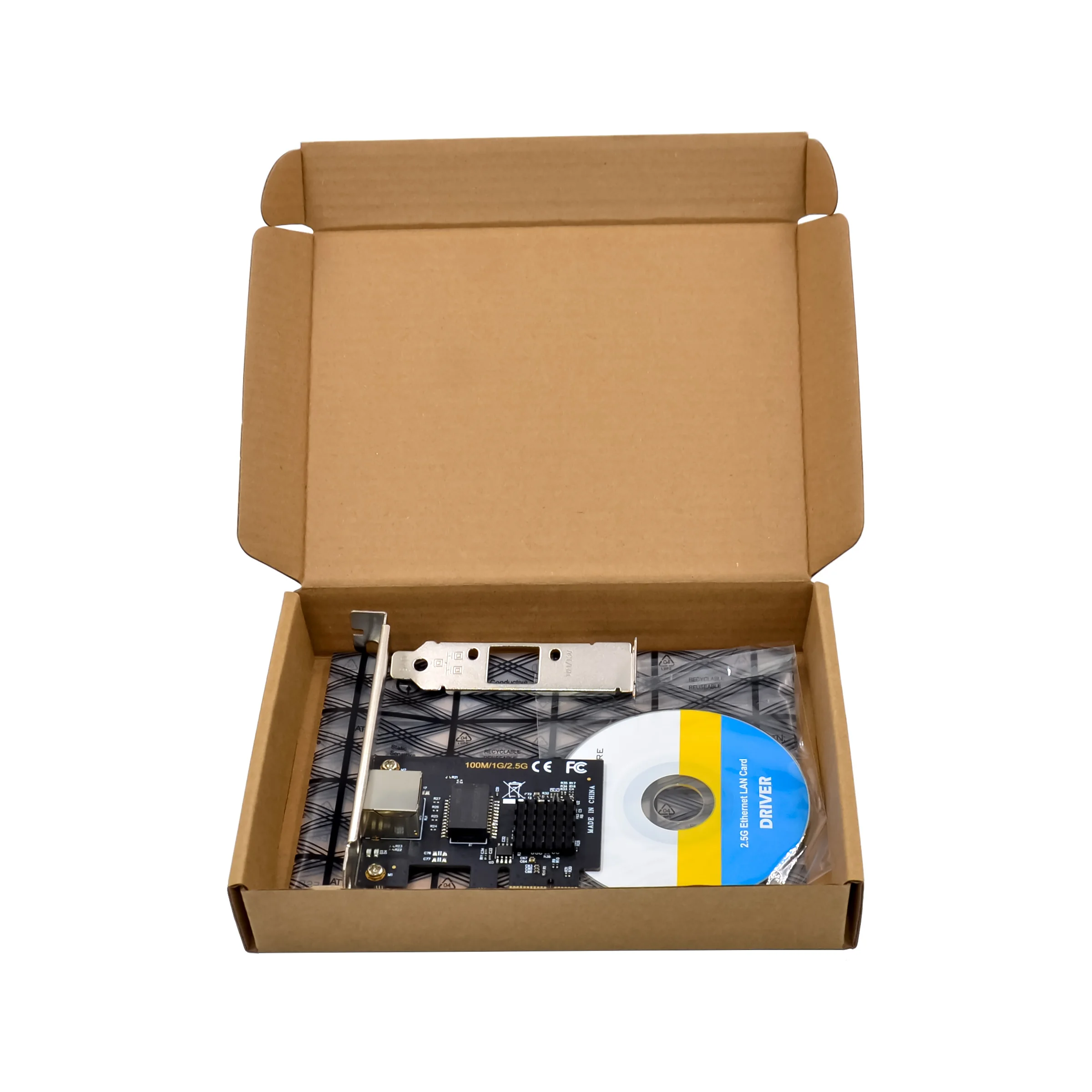 2PCS SUNWEIT ST7266 Internal PCI Express 10/100/1000M/2.5G Wired Network Adapter With RTL8125B
2PCS SUNWEIT ST7266 Internal PCI Express 10/100/1000M/2.5G Wired Network Adapter With RTL8125B