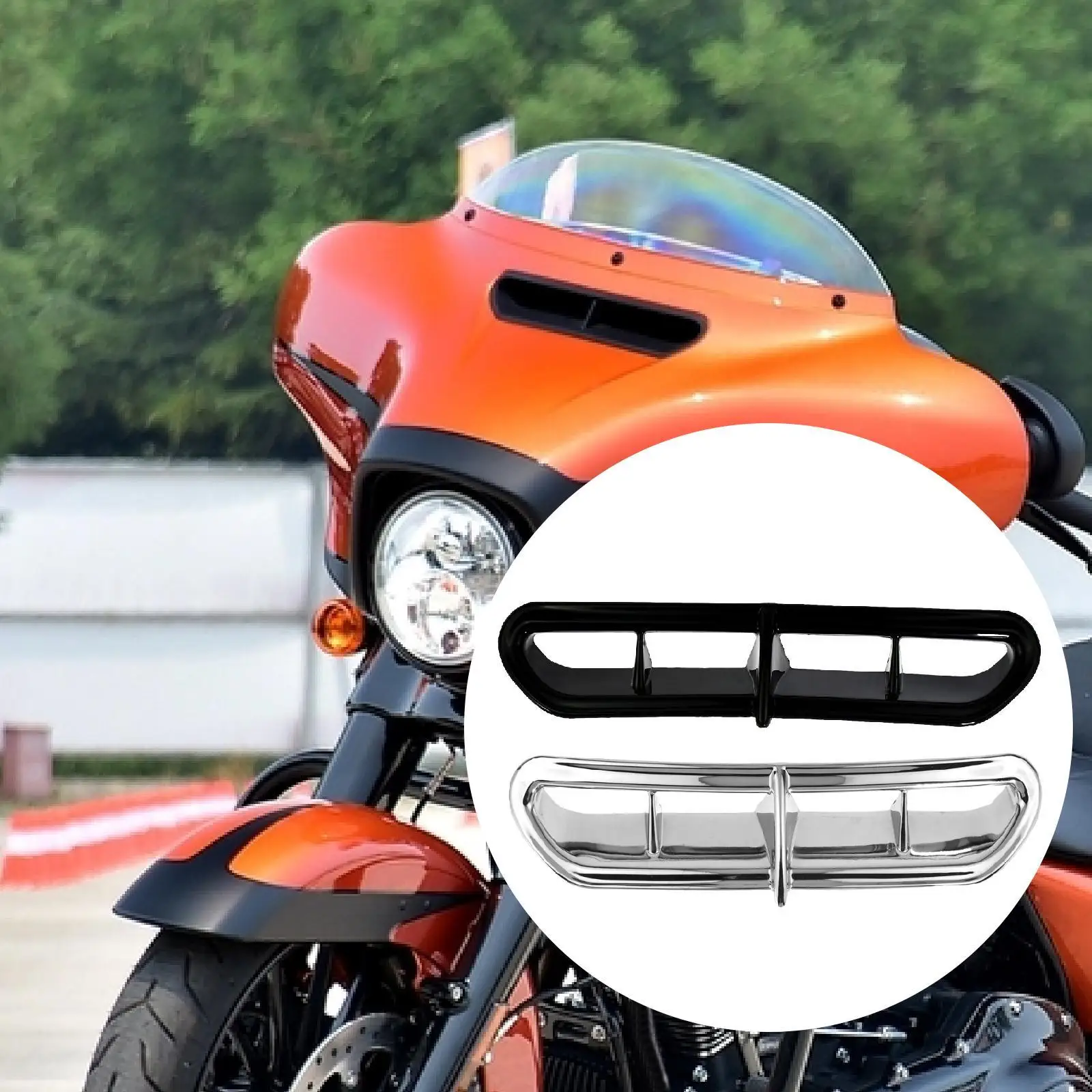Outer Fairing Vent Accent, Motorcycle Accessory, Supplies, Maintenance, Easy Installation
Outer Fairing Vent Accent, Motorcycle Accessory, Supplies, Maintenance, Easy Installation