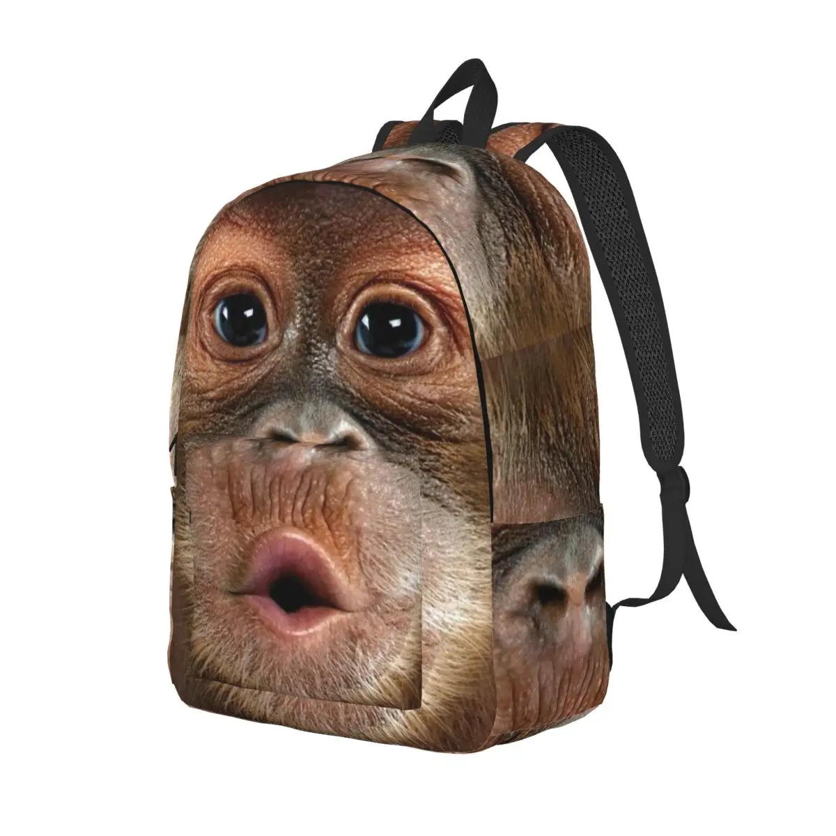 Big Face Baby Orangutan Monkey Backpack Daypack Large Capacity Kids BookBag School Bag Shoulder Bags for Men Women
Big Face Baby Orangutan Monkey Backpack Daypack Large Capacity Kids BookBag School Bag Shoulder Bags for Men Women