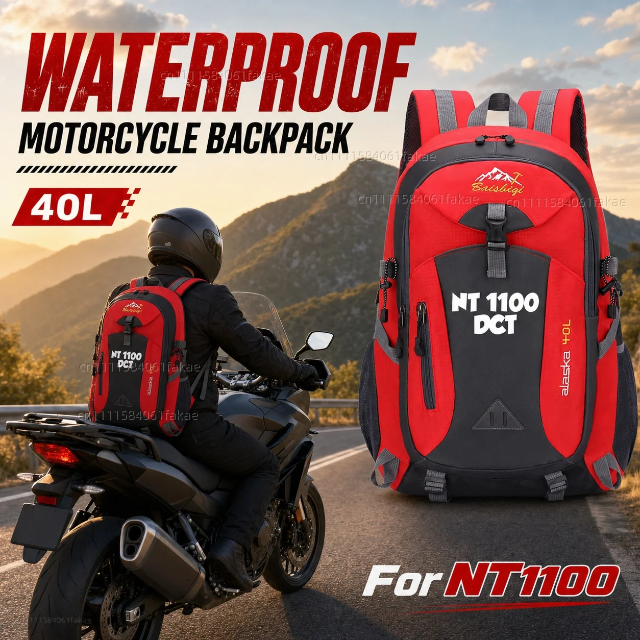 For NT1100 2022-2024 NT 1100 NT700V 2009-2016 NT 1100 700V Motorcycle Backpack 40L Waterproof Travel Backpack Outdoor Hiking
For NT1100 2022-2024 NT 1100 NT700V 2009-2016 NT 1100 700V Motorcycle Backpack 40L Waterproof Travel Backpack Outdoor Hiking