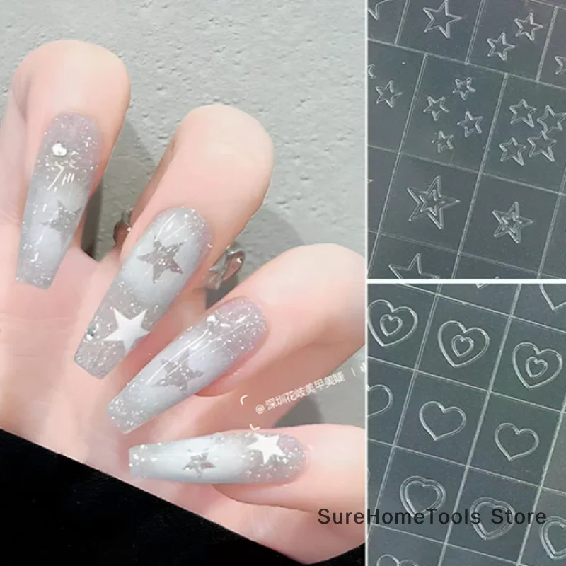 Nail Art Hollow Out Stickers Star Butterfly Love Self-Adhesive Template Stamp Nail Charm Manicure Decorations
Nail Art Hollow Out Stickers Star Butterfly Love Self-Adhesive Template Stamp Nail Charm Manicure Decorations