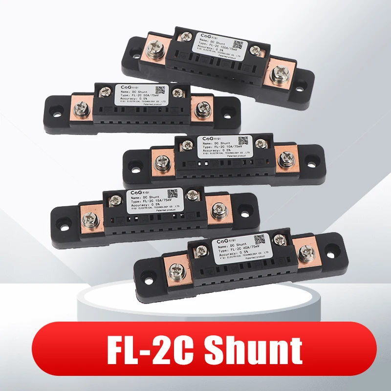 New!FL-2C Shunt 10A 15A 20A 30A 40A 50A 75A 100A 75mV DC High Accuracy With Base Ammeter Current Shunt Resistor
New!FL-2C Shunt 10A 15A 20A 30A 40A 50A 75A 100A 75mV DC High Accuracy With Base Ammeter Current Shunt Resistor