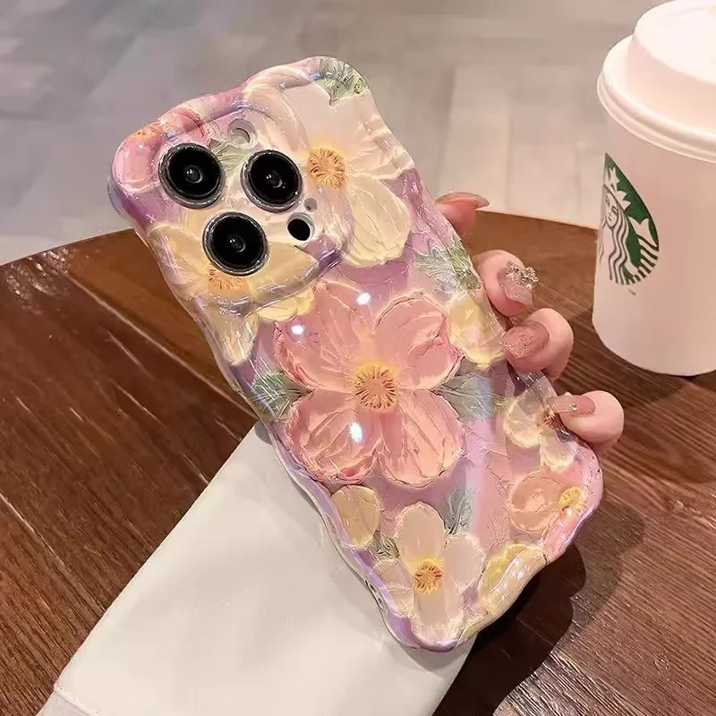 Luxury Pink Laser Flowers Phone Case For iPhone 14 Plus 11 12 13 15 16 Pro Max Lens Protection Shockproof Bumper Soft Back Cover
Luxury Pink Laser Flowers Phone Case For iPhone 14 Plus 11 12 13 15 16 Pro Max Lens Protection Shockproof Bumper Soft Back Cover