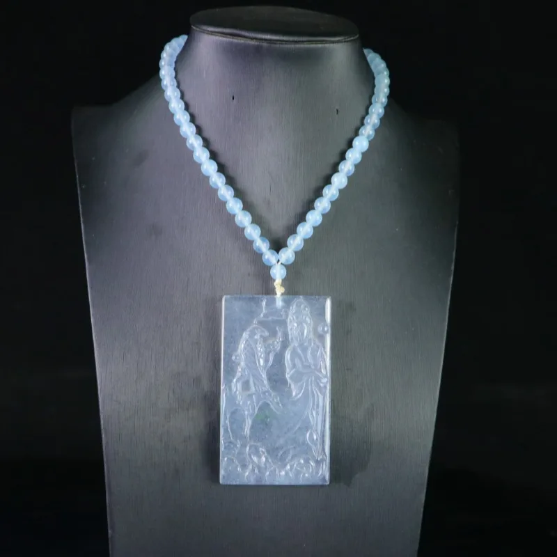 Изысканный кулон бренда High-ice Guanyin, мужское ожерелье, ювелирные изделия 
Изысканный кулон бренда High-ice Guanyin, мужское ожерелье, ювелирные изделия