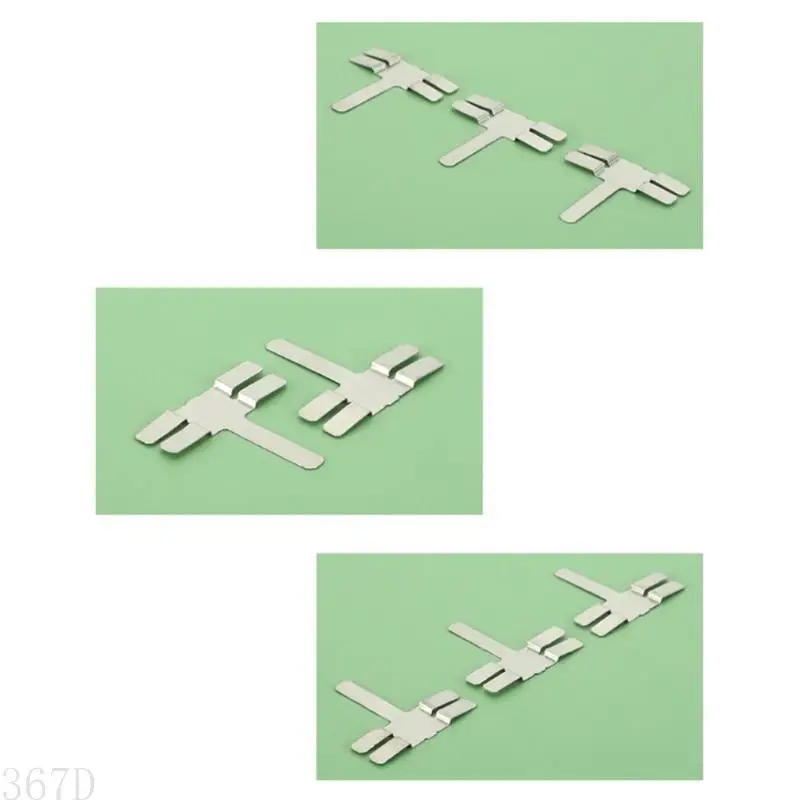 AP28 100 Pieces T-shaped Nickel Sheet for Battery Nickel Plated Steel Sheet Improve Work Efficiency Low Resistivity
AP28 100 Pieces T-shaped Nickel Sheet for Battery Nickel Plated Steel Sheet Improve Work Efficiency Low Resistivity