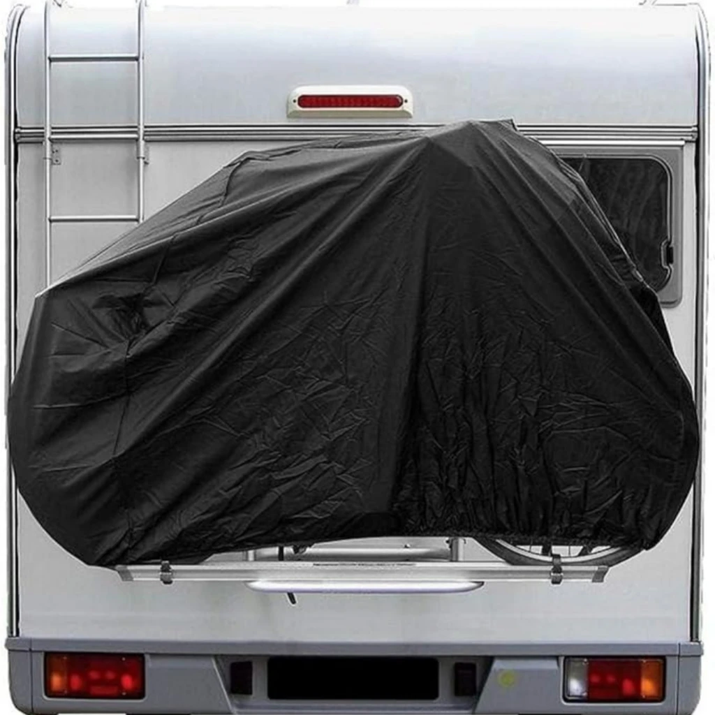 Motorhome Rear Mount Bicycle Cover Durable 210D Oxford Bicycle Protective Cover For 1 Or 2 Bikes RV Caravan Accessories
Motorhome Rear Mount Bicycle Cover Durable 210D Oxford Bicycle Protective Cover For 1 Or 2 Bikes RV Caravan Accessories