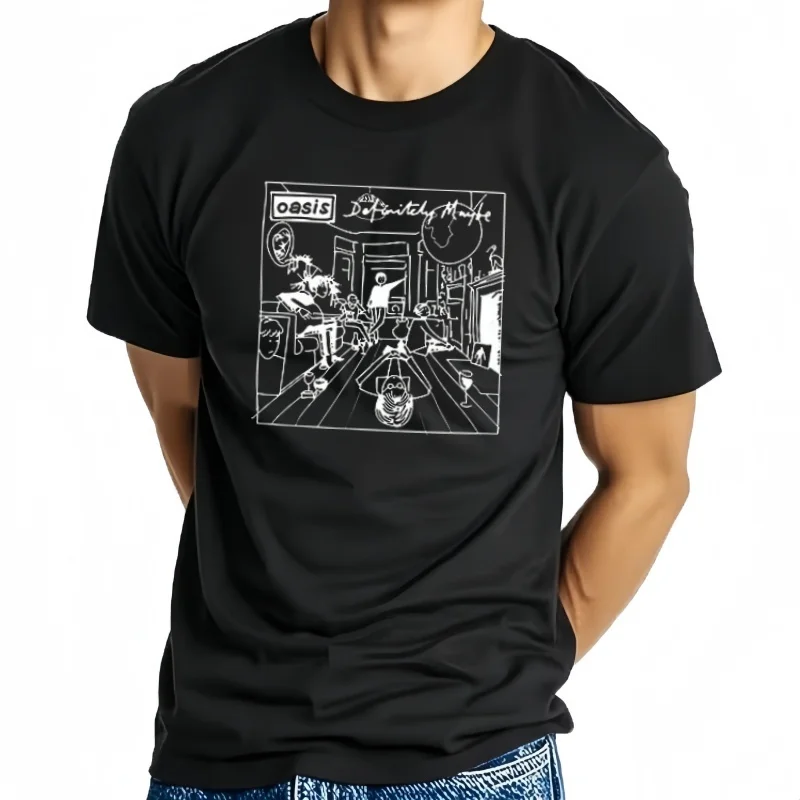 Klassisches Rockband O-Oasis T-Shirt für Damen und Herren, Baumwoll-T-Shirt, Y2K, kurzärmeliges T-Shirt, Sommermode, Kleidung
Klassisches Rockband O-Oasis T-Shirt für Damen und Herren, Baumwoll-T-Shirt, Y2K, kurzärmeliges T-Shirt, Sommermode, Kleidung