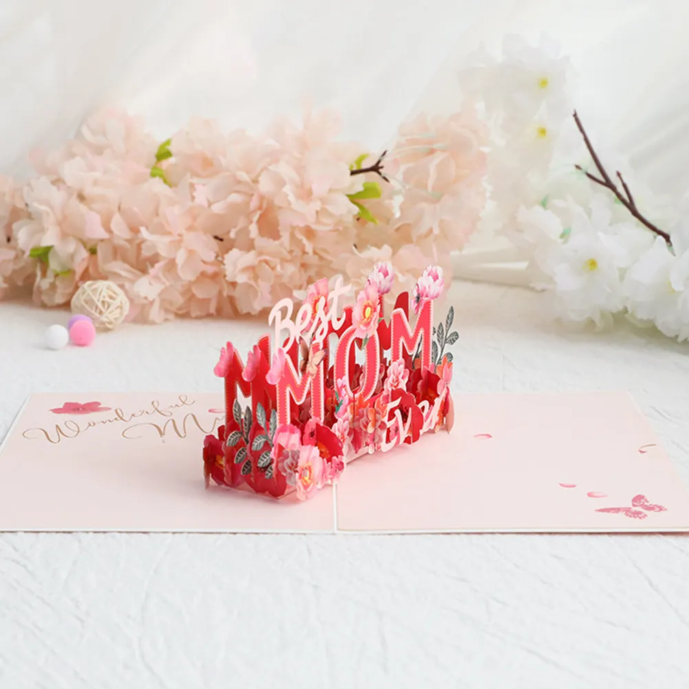 Exquisite 3D Mother's Day Card Featuring Floral Relief and Unique Letter Pattern High-End Texture Warm Message Greeting Card
Exquisite 3D Mother's Day Card Featuring Floral Relief and Unique Letter Pattern High-End Texture Warm Message Greeting Card