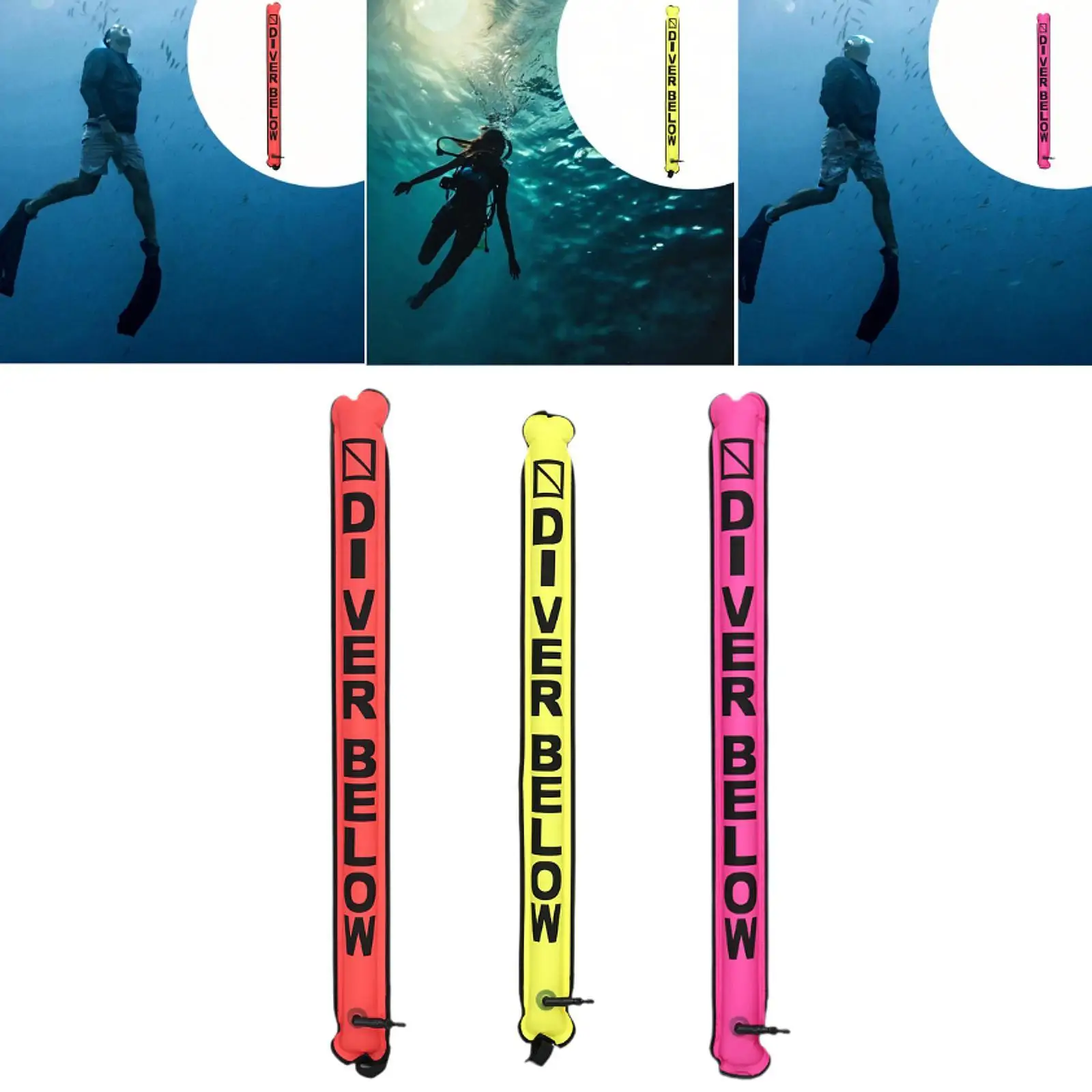 Diving Surface Marker Buoy Inflatable Scuba Tube Gear Accessories Versatile Professional Diving Smb for Underwater Men
Diving Surface Marker Buoy Inflatable Scuba Tube Gear Accessories Versatile Professional Diving Smb for Underwater Men
