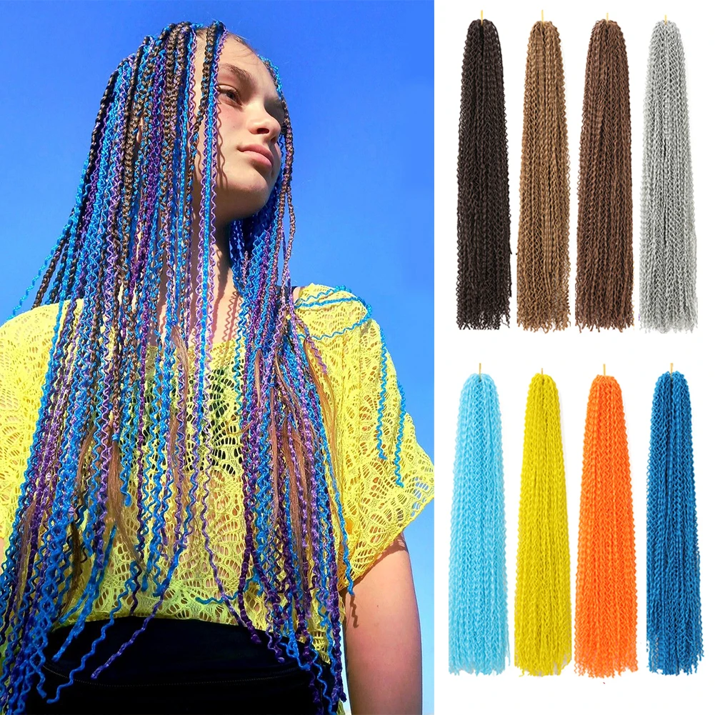 Rainbow Zizi Box Braided Synthetic Hairpieces Ponytail Wavy Hair Extensions Party Highlights Cosplay Music Festival Use
Rainbow Zizi Box Braided Synthetic Hairpieces Ponytail Wavy Hair Extensions Party Highlights Cosplay Music Festival Use