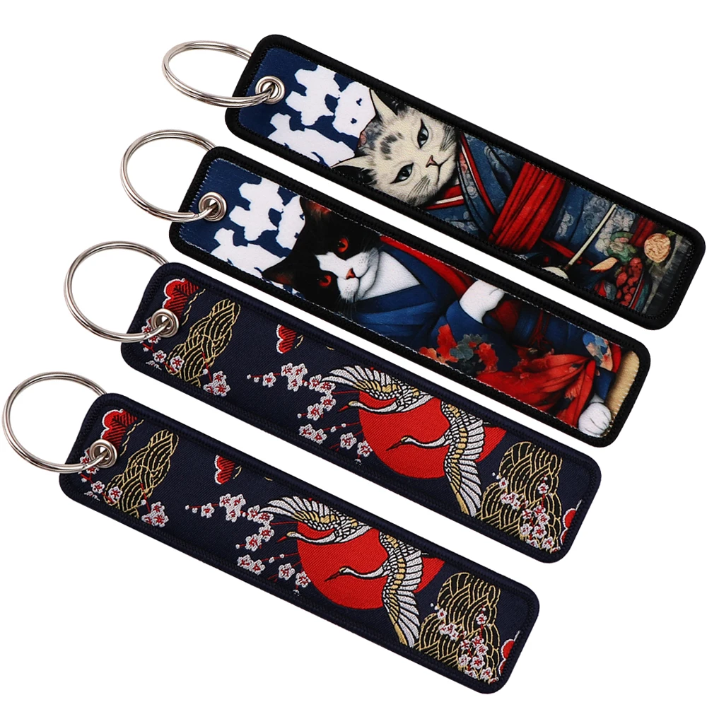 Japanese Cat Keychain for Cars Backpack Key Holders Fashion Embroidery Keyrings Key Tag Jet Tag Accessories 1pc
Japanese Cat Keychain for Cars Backpack Key Holders Fashion Embroidery Keyrings Key Tag Jet Tag Accessories 1pc