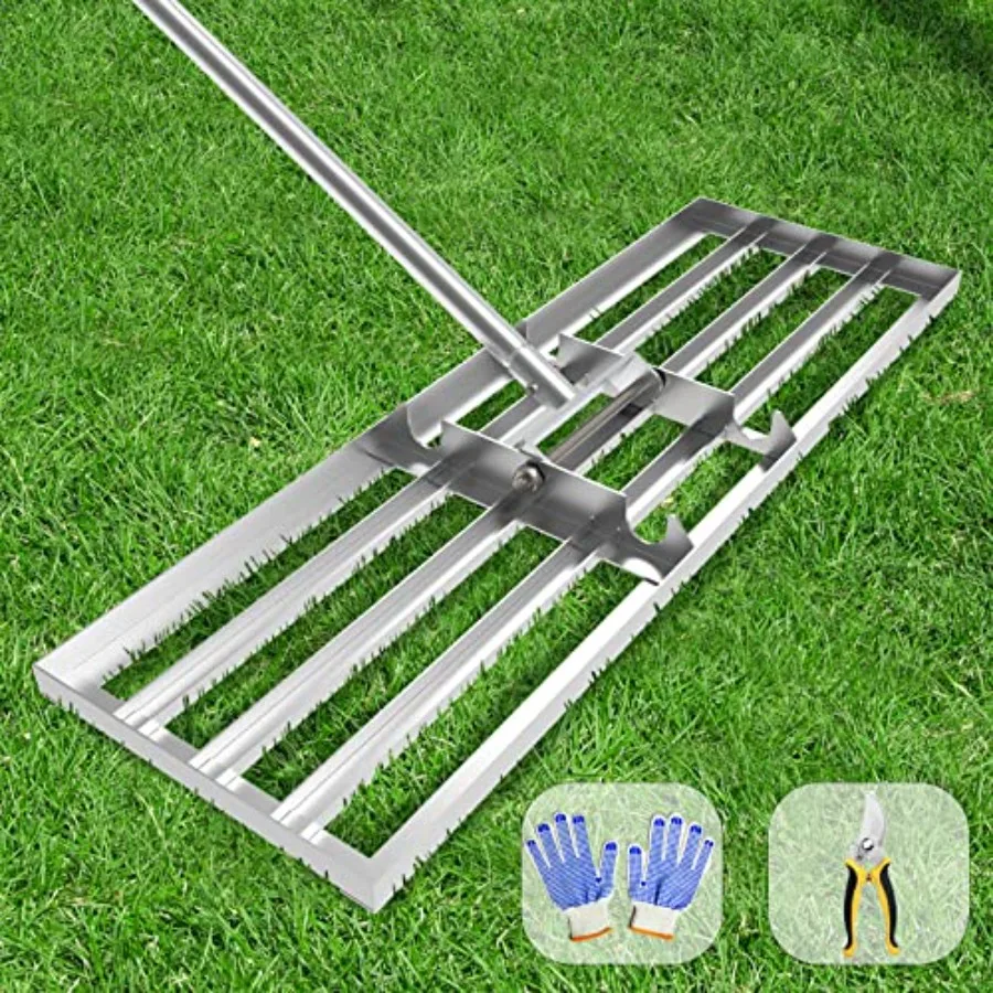 Lawn Leveling Rake 35x10 inch for backyard garden golf course farm pasture stainless steel handle black professional-grade heav
Lawn Leveling Rake 35x10 inch for backyard garden golf course farm pasture stainless steel handle black professional-grade heav