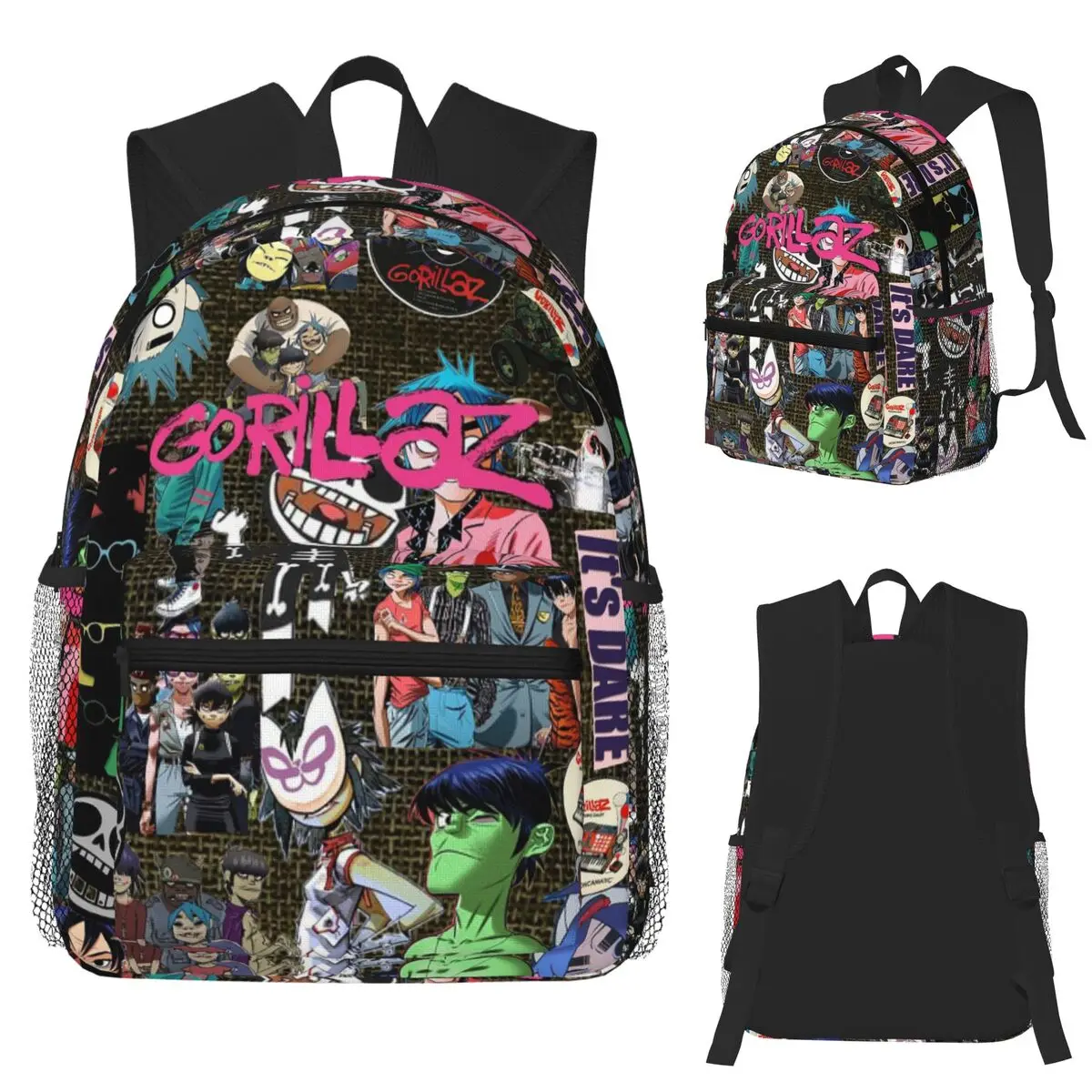 Музыкальная группа Gorillaz, студенческий рюкзак, школьная сумка, походный дорожный рюкзак для мальчиков и девочек, сумка для книг, сумки на плечо
Музыкальная группа Gorillaz, студенческий рюкзак, школьная сумка, походный дорожный рюкзак для мальчиков и девочек, сумка для книг, сумки на плечо