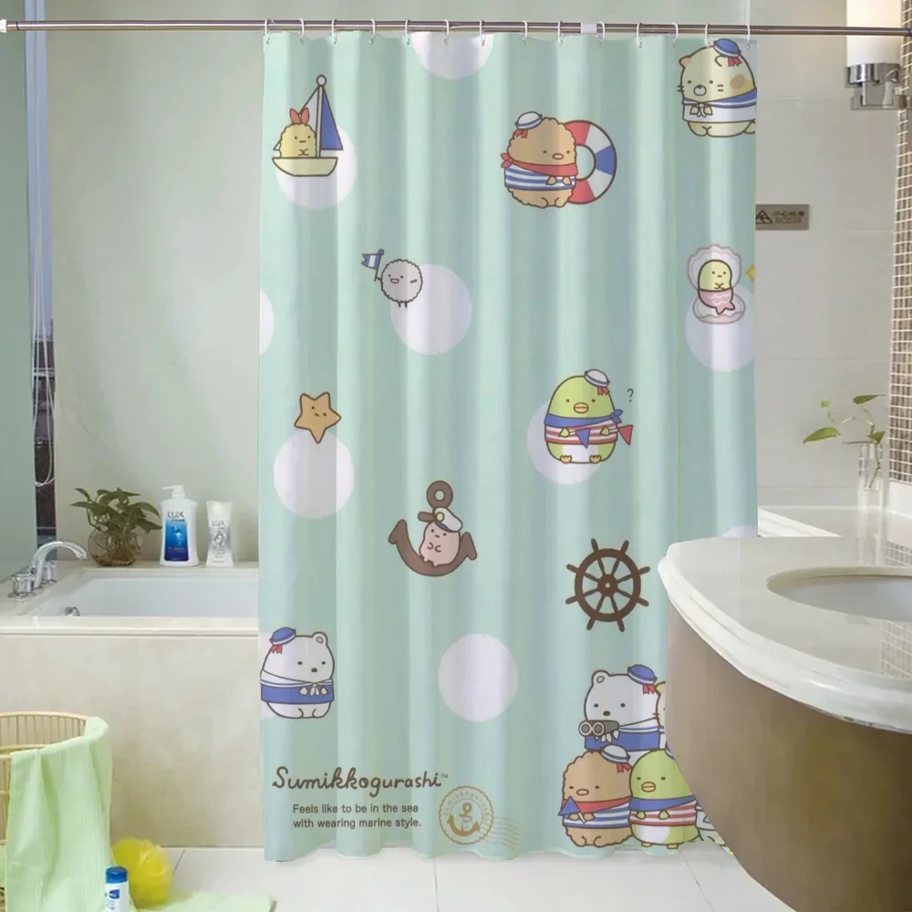 Sumikko Gurashi занавеска для душа для ванной комнаты, набор аксессуаров, складная перегородка, занавески для ванной, спальни, водонепроницаемая ткань, душ
Sumikko Gurashi занавеска для душа для ванной комнаты, набор аксессуаров, складная перегородка, занавески для ванной, спальни, водонепроницаемая ткань, душ