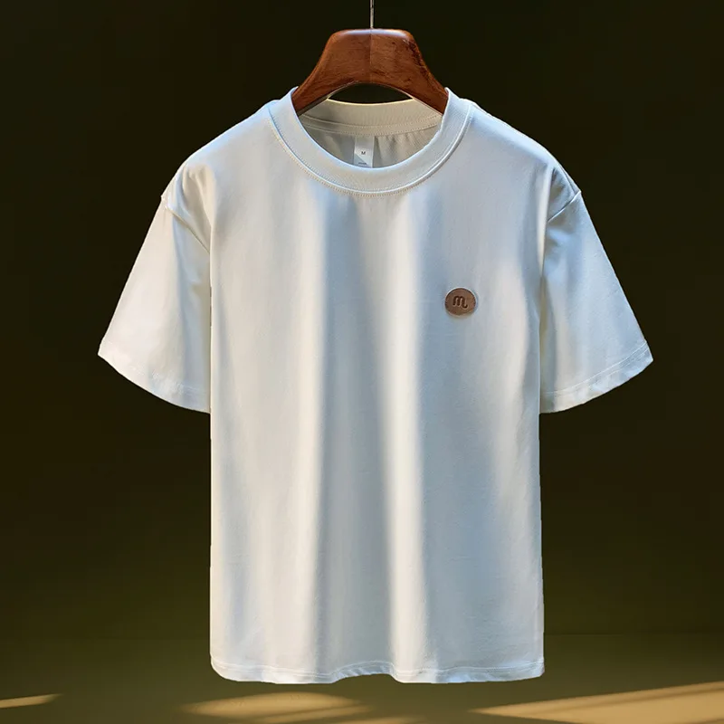 Solid color simple men's short sleeved T-shirt summer thin ice silk quick drying breathable top comfortable men's clothing
Solid color simple men's short sleeved T-shirt summer thin ice silk quick drying breathable top comfortable men's clothing