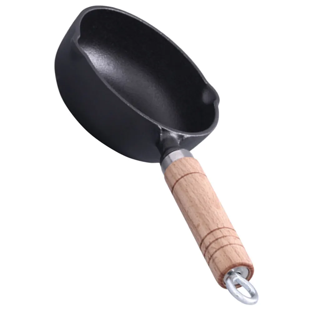 Mini Oil Pot Small Iron Saucepan with Wooden Handle Butter Melting Pan Kitchen Small Cooking Pot Pour Oil Wok Iron Sauce Wok
Mini Oil Pot Small Iron Saucepan with Wooden Handle Butter Melting Pan Kitchen Small Cooking Pot Pour Oil Wok Iron Sauce Wok