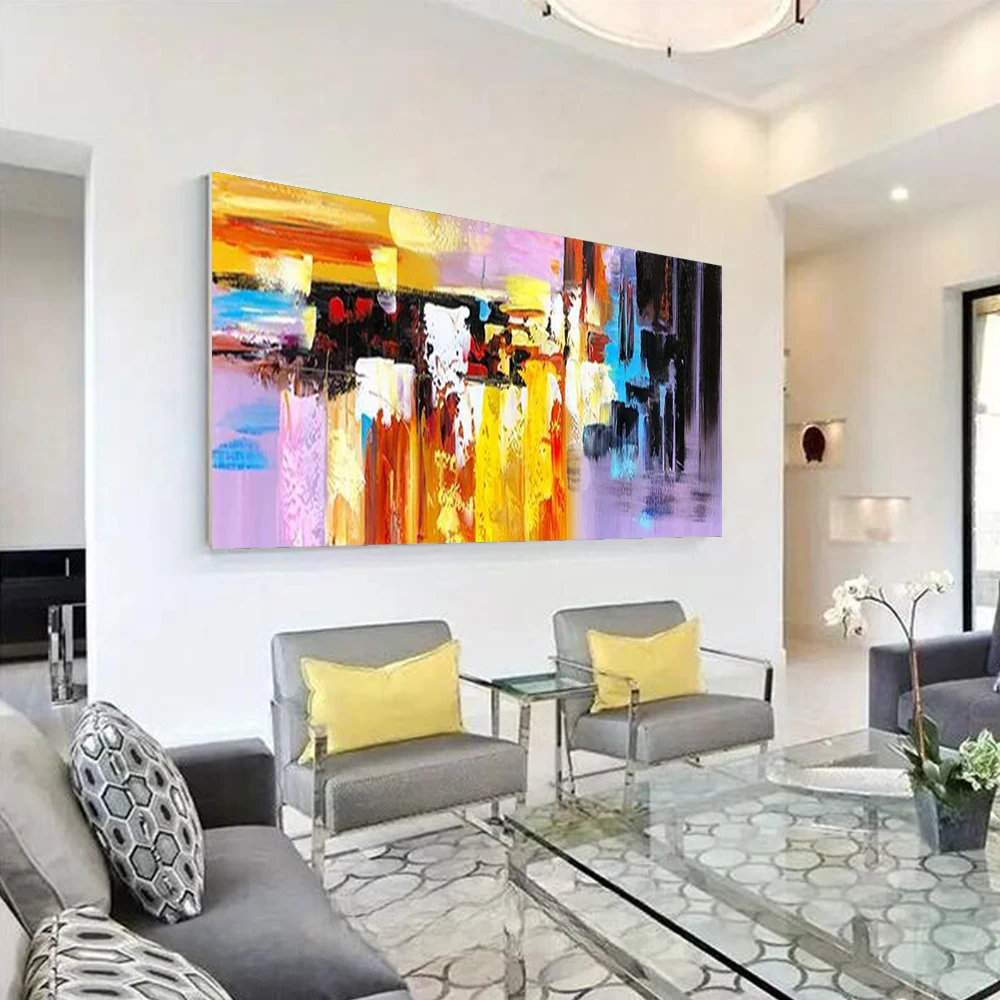 100% Handmade Canvas Oil Painting Decor Wall Art Picture Non-toxic Acrylic Pigment Modern Abstract Poster For Living Room Mural
100% Handmade Canvas Oil Painting Decor Wall Art Picture Non-toxic Acrylic Pigment Modern Abstract Poster For Living Room Mural