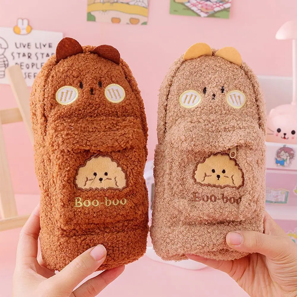 Large capacity Student School Korean Style School Supplies Plush Bear Pencil Case Big Pencil Bag Stationery Pouch Pencil Box
Large capacity Student School Korean Style School Supplies Plush Bear Pencil Case Big Pencil Bag Stationery Pouch Pencil Box