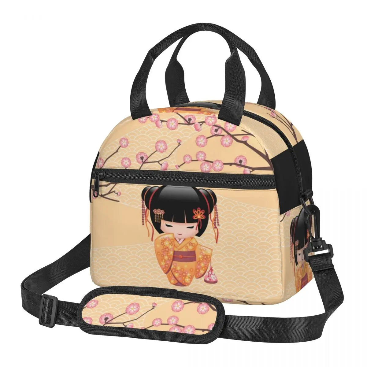 Japanese Kokeshi Doll Throw Pillow Large Thermal Insulated Lunch Bag Adjustable Shoulder Strap Reusable Food Container Bags
Japanese Kokeshi Doll Throw Pillow Large Thermal Insulated Lunch Bag Adjustable Shoulder Strap Reusable Food Container Bags