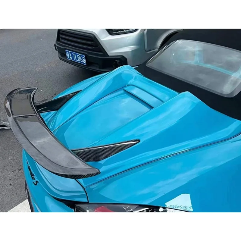 High quality GT3 style semi carbon fiber hump spoiler tail for Porsche 718 981 911 body kit wholesale price
High quality GT3 style semi carbon fiber hump spoiler tail for Porsche 718 981 911 body kit wholesale price