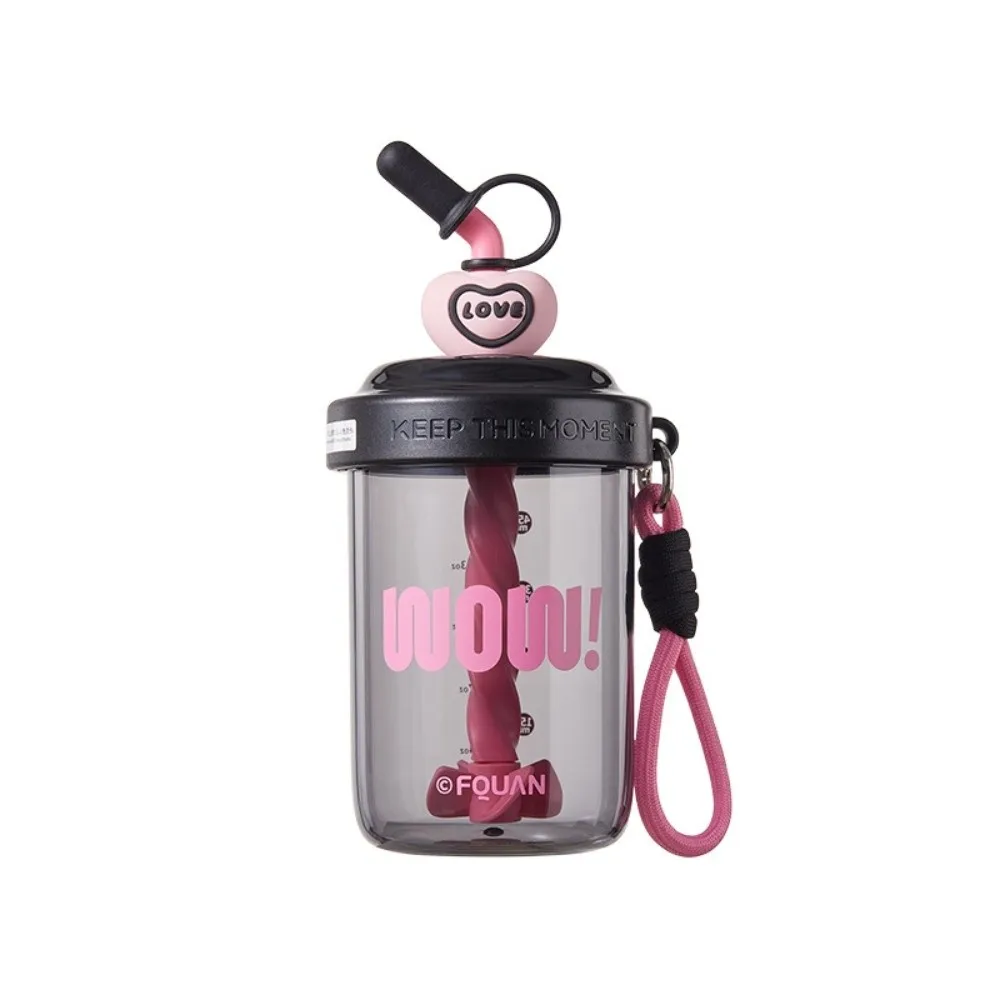 Kawaii With Straw 580ML Water Bottles Leak-proof Transparent Stirring Cup High-capacity Easy To Clean Drinking Cup Student
Kawaii With Straw 580ML Water Bottles Leak-proof Transparent Stirring Cup High-capacity Easy To Clean Drinking Cup Student