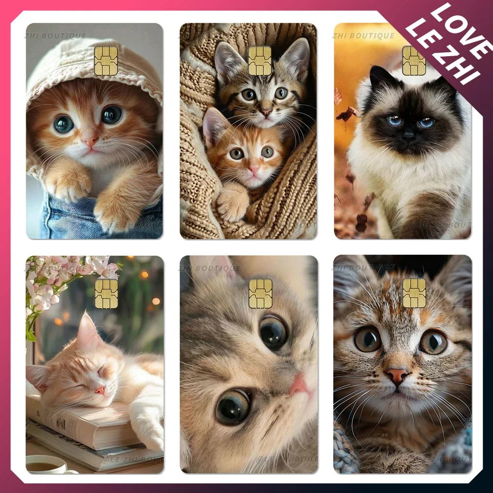 Kawaii Animal Credit Card Debit Card Waterproof Sticker Cute Cat Scratch Resistant Bank Card Bus Access Card Sticker Accessories
Kawaii Animal Credit Card Debit Card Waterproof Sticker Cute Cat Scratch Resistant Bank Card Bus Access Card Sticker Accessories
