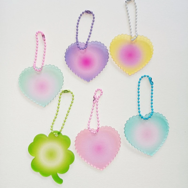 1/3/6Pcs Gradient Heart Clover Goo Card Accessories with Chain DIY Stickers Transparent Acrylic Guka Keychain Pendant
1/3/6Pcs Gradient Heart Clover Goo Card Accessories with Chain DIY Stickers Transparent Acrylic Guka Keychain Pendant