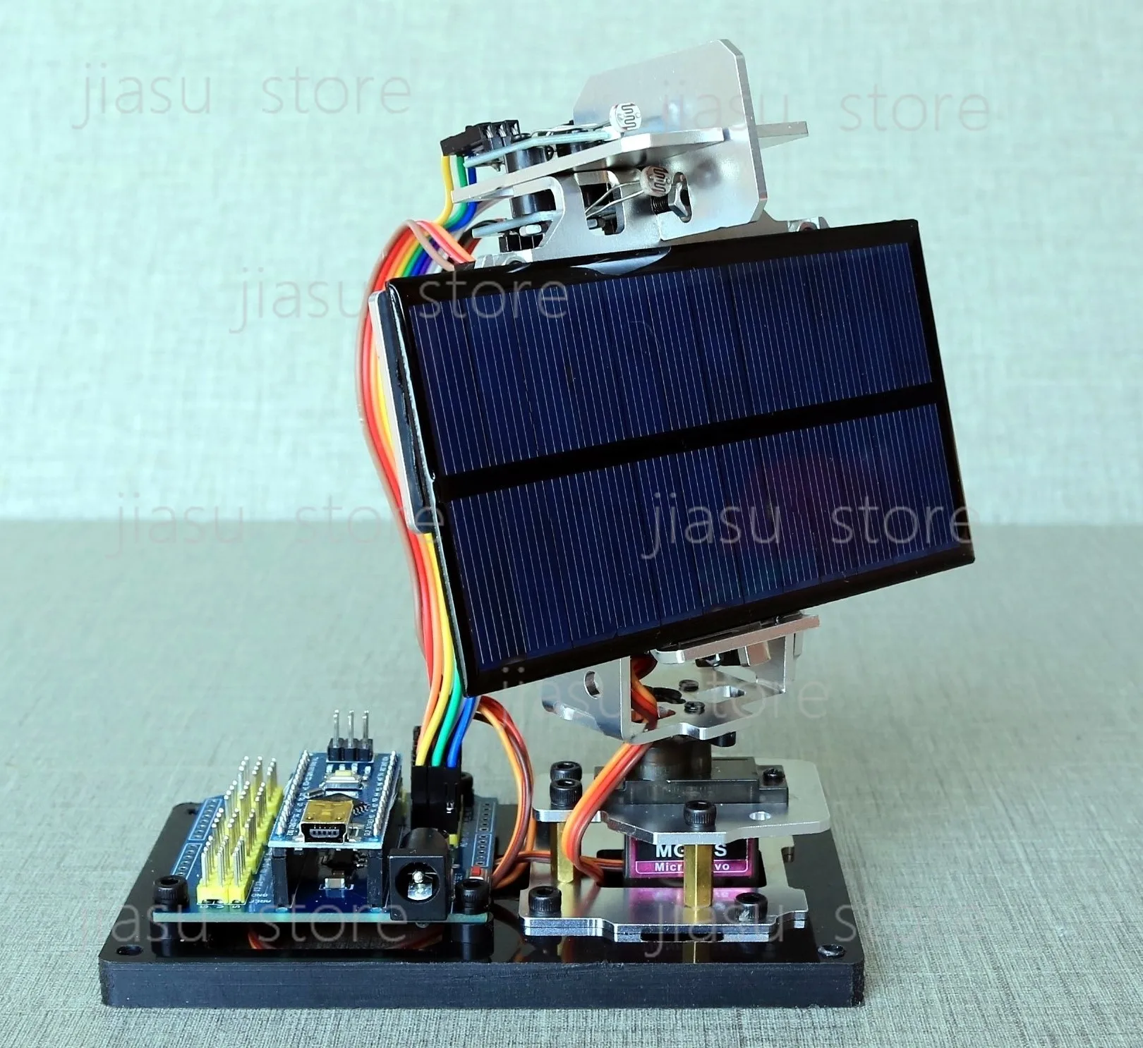 Arduino DIY smart solar tracking device power generation maker project small production tracking radar
Arduino DIY smart solar tracking device power generation maker project small production tracking radar