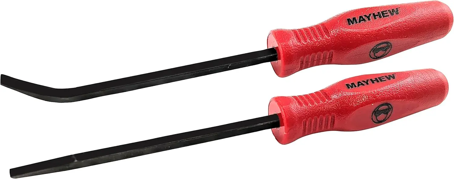 2-Piece Mini Pry Bar Set, Red - Durable Steel Shaft with Ergonomic Grip
2-Piece Mini Pry Bar Set, Red - Durable Steel Shaft with Ergonomic Grip