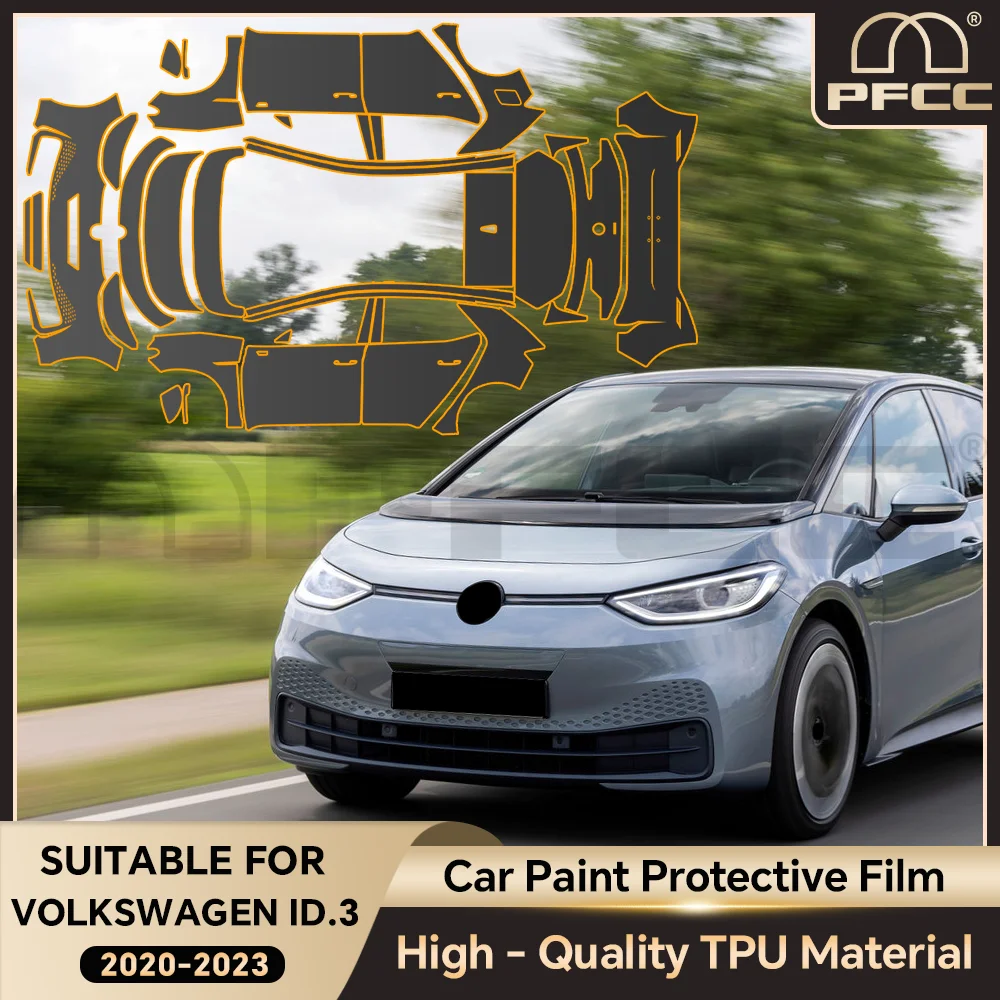 Car Body Pre-cut PPF Clear Bra Resistant Car Accessories For Volkswagen ID.3 2020-2023 Anti-scratch TPU Paint Protection Film
Car Body Pre-cut PPF Clear Bra Resistant Car Accessories For Volkswagen ID.3 2020-2023 Anti-scratch TPU Paint Protection Film