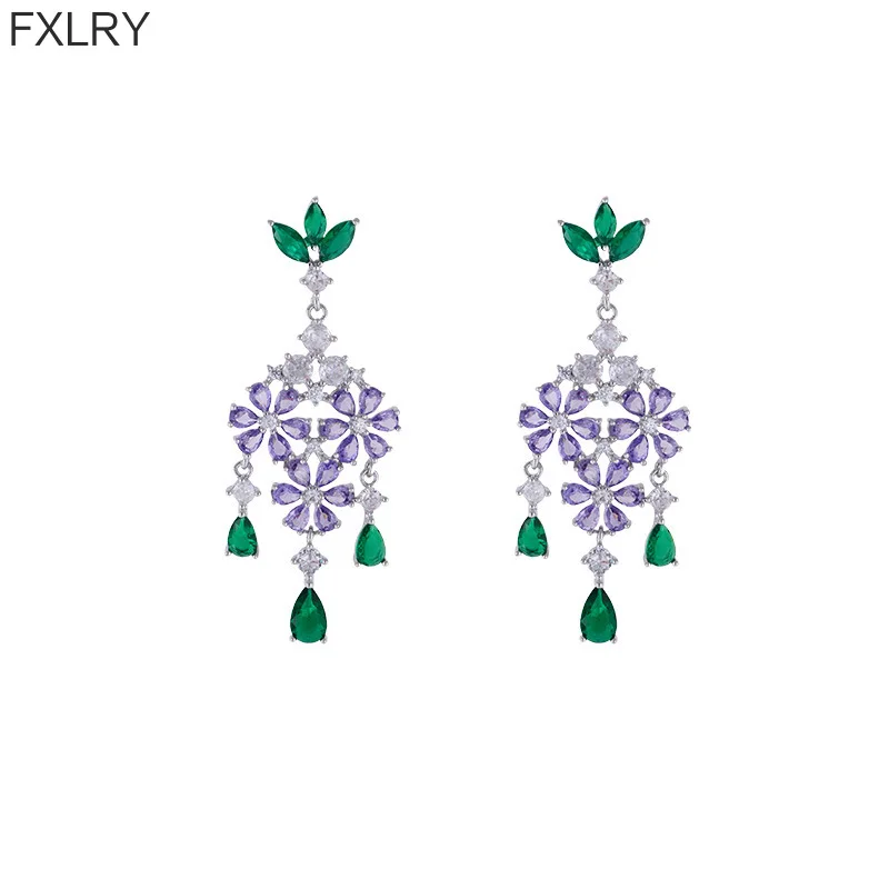 FXLRY Court Style Tassel Water Drops S925 Silver Needle Long Light Luxury Elegant Earrings For Women
FXLRY Court Style Tassel Water Drops S925 Silver Needle Long Light Luxury Elegant Earrings For Women