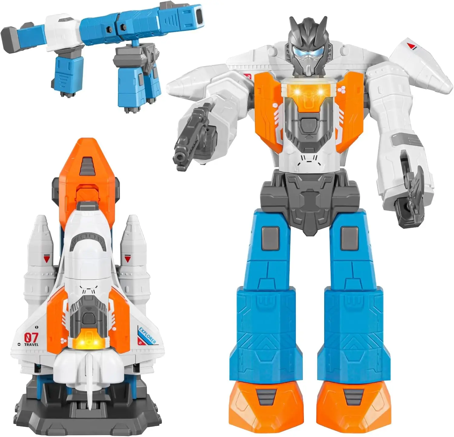 3-in-1 Magnetic Transform Robot Toy, STEM Building Set for Kids Ages 3-9, Educational Gift for Boys & Girls
3-in-1 Magnetic Transform Robot Toy, STEM Building Set for Kids Ages 3-9, Educational Gift for Boys & Girls