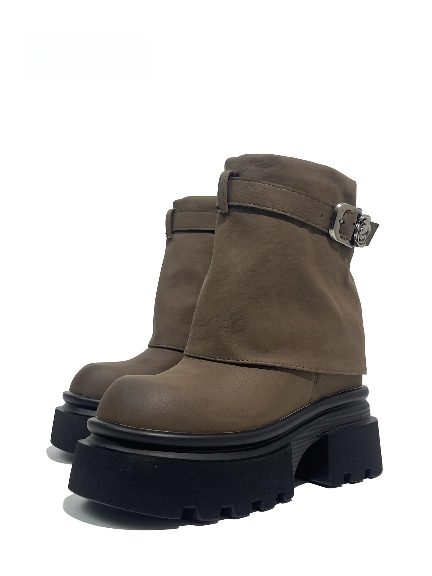 Comfortable MibVias Women's Booties Ankle Boots Stylish Increased Height Slimming Trendy Design Waterproof Platform Boots
Comfortable MibVias Women's Booties Ankle Boots Stylish Increased Height Slimming Trendy Design Waterproof Platform Boots