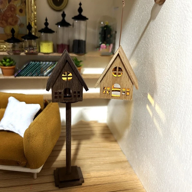 1/12 Dollhouse Mini Wood Floor Lamp LED Wall Light Model Doll Furniture Decor Toy Micro Scene Construction Props
1/12 Dollhouse Mini Wood Floor Lamp LED Wall Light Model Doll Furniture Decor Toy Micro Scene Construction Props