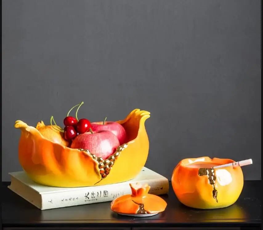 Керамическая тарелка с фруктами в форме граната, настольная ваза для гостиной, украшение, конфеты, закуски, десерт, домашняя посуда
Керамическая тарелка с фруктами в форме граната, настольная ваза для гостиной, украшение, конфеты, закуски, десерт, домашняя посуда