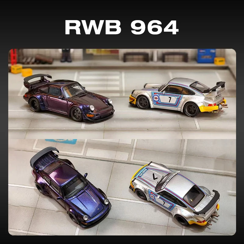 Предпродажа SW 1:64 RWB 994, матовый, серебристый, градиент, фиолетовый, литая под давлением диорама, модель автомобиля, коллекция игрушек 
Предпродажа SW 1:64 RWB 994, матовый, серебристый, градиент, фиолетовый, литая под давлением диорама, модель автомобиля, коллекция игрушек