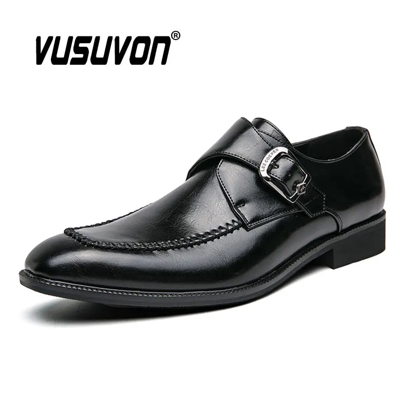 Men Monk Shoes 2023 Fashion Business Casual Cow Genuine Leather Party Black Retro Brogue Dress Flats 38-45 Size
Men Monk Shoes 2023 Fashion Business Casual Cow Genuine Leather Party Black Retro Brogue Dress Flats 38-45 Size