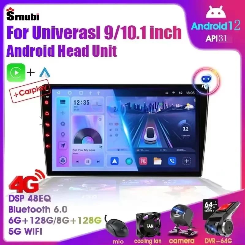 Car Radio 2 Din Android 12 Auto Carplay Universal 9" 10'' Multimedia Player for Nissan Honda Toyota Lada Volkswagen Hyundai Ford
Car Radio 2 Din Android 12 Auto Carplay Universal 9" 10'' Multimedia Player for Nissan Honda Toyota Lada Volkswagen Hyundai Ford