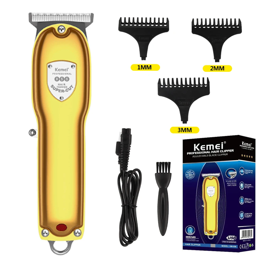 Kemei KM-056 Hair Clipper Professional Rechargeable Hair Cutting Machine Powerful Trimmer for men Electric Hair Trimmer Machine
Kemei KM-056 Hair Clipper Professional Rechargeable Hair Cutting Machine Powerful Trimmer for men Electric Hair Trimmer Machine