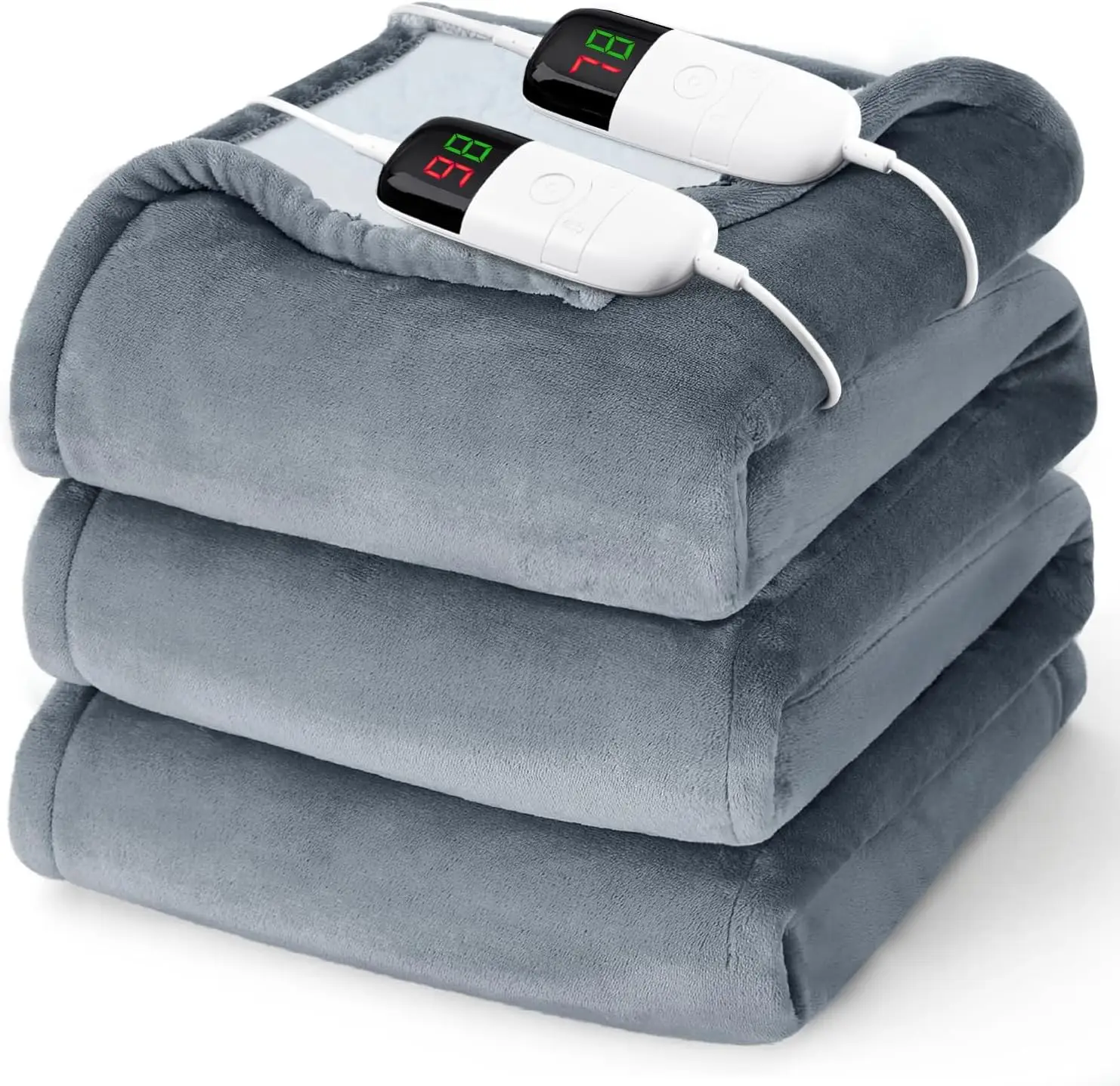 Queen Size Heated Electric Blanket, Dual Control with 10 Heat Levels & Auto Off, Soft Flannel for Christmas Gifts
Queen Size Heated Electric Blanket, Dual Control with 10 Heat Levels & Auto Off, Soft Flannel for Christmas Gifts